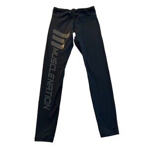 Muscle Nation Black‎ Womens Leggings Size Small